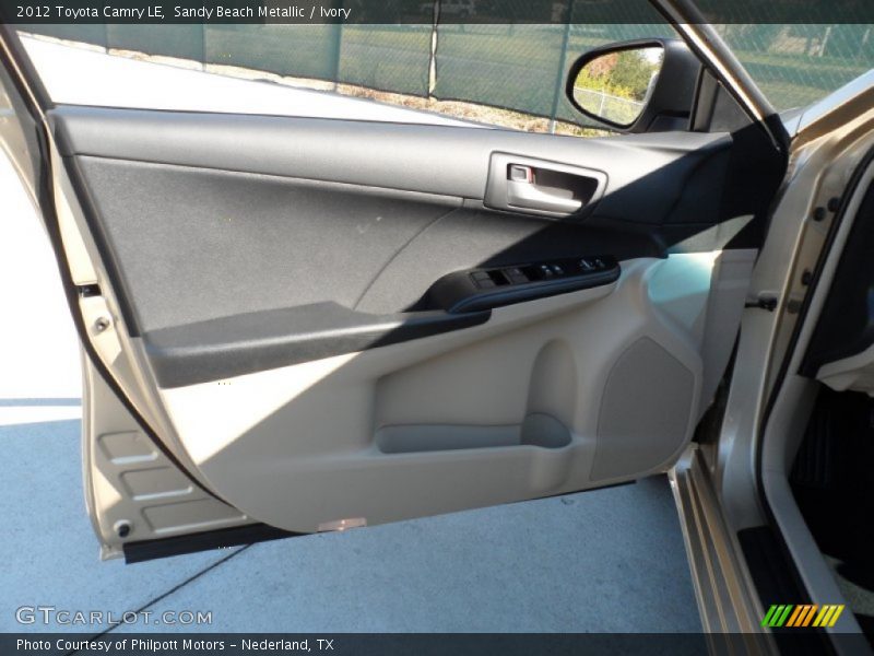 Sandy Beach Metallic / Ivory 2012 Toyota Camry LE