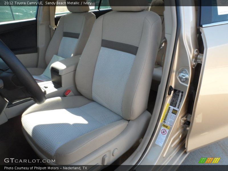 Sandy Beach Metallic / Ivory 2012 Toyota Camry LE