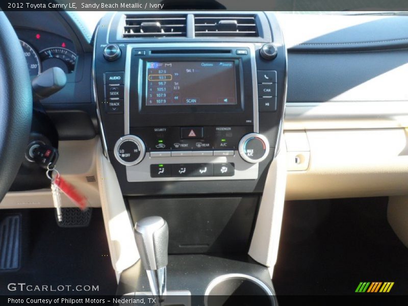 Sandy Beach Metallic / Ivory 2012 Toyota Camry LE