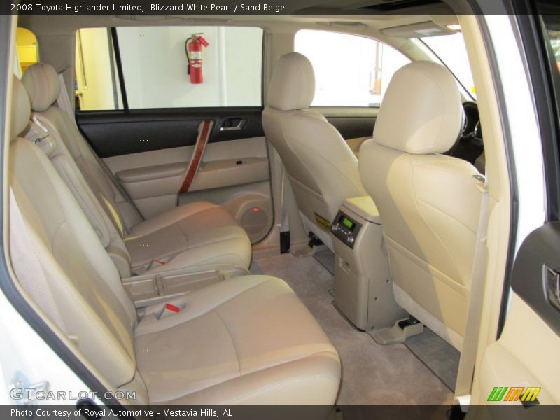 Blizzard White Pearl / Sand Beige 2008 Toyota Highlander Limited
