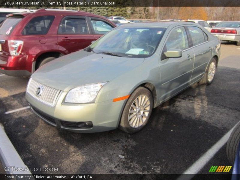 Moss Metallic / Dark Charcoal 2009 Mercury Milan V6 Premier