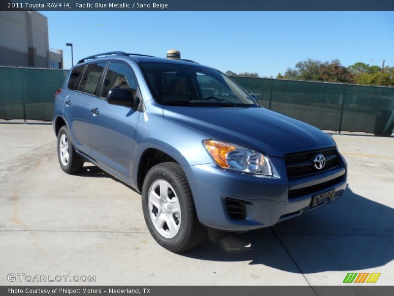 Pacific Blue Metallic / Sand Beige 2011 Toyota RAV4 I4