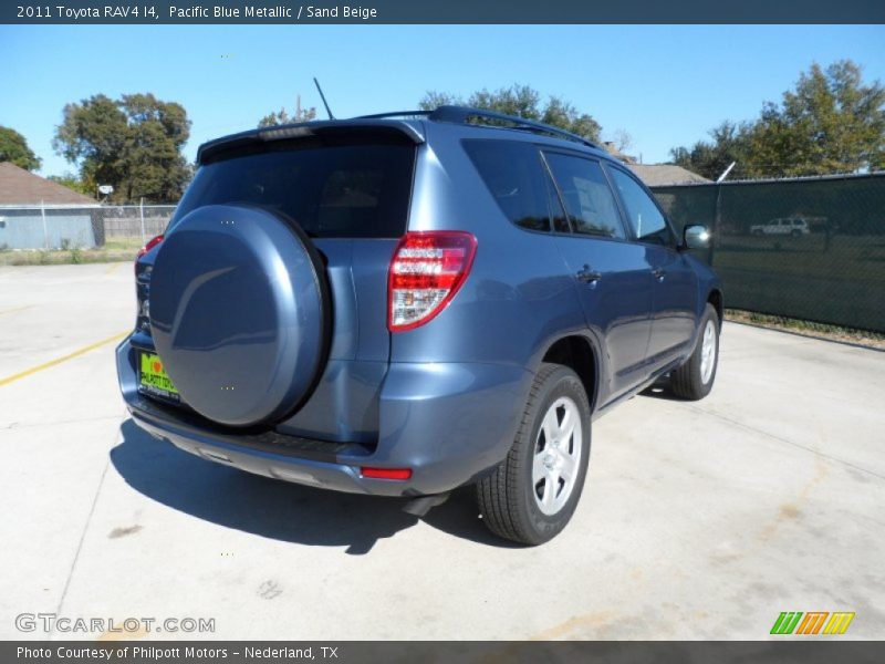 Pacific Blue Metallic / Sand Beige 2011 Toyota RAV4 I4