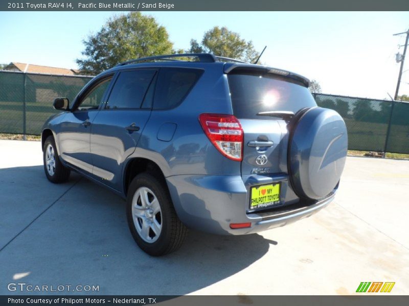 Pacific Blue Metallic / Sand Beige 2011 Toyota RAV4 I4