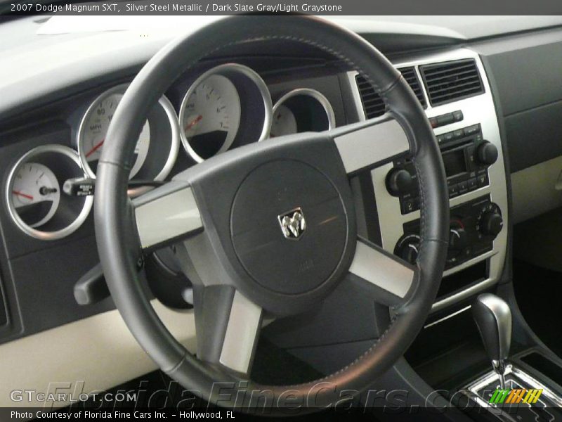 Silver Steel Metallic / Dark Slate Gray/Light Graystone 2007 Dodge Magnum SXT