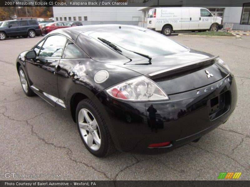 Kalapana Black / Dark Charcoal 2007 Mitsubishi Eclipse GS Coupe