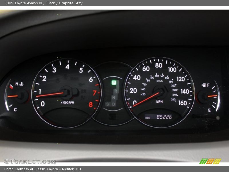 Black / Graphite Gray 2005 Toyota Avalon XL