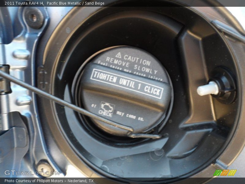 Pacific Blue Metallic / Sand Beige 2011 Toyota RAV4 I4