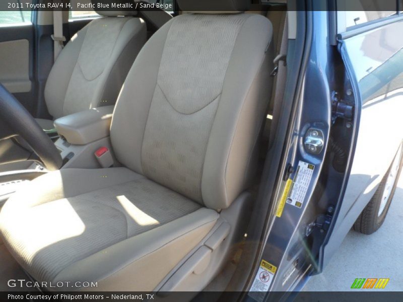Pacific Blue Metallic / Sand Beige 2011 Toyota RAV4 I4
