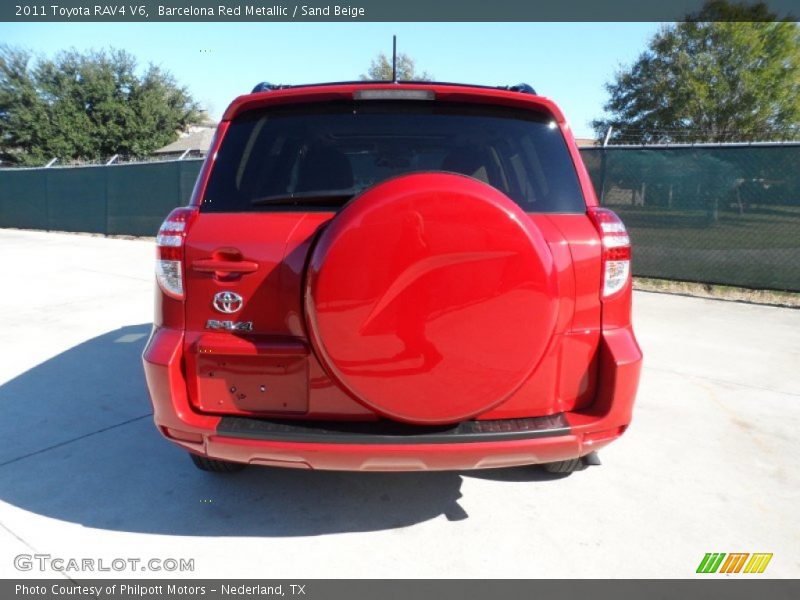 Barcelona Red Metallic / Sand Beige 2011 Toyota RAV4 V6