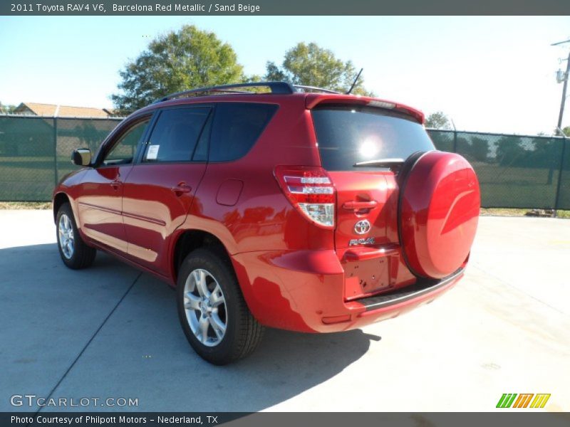 Barcelona Red Metallic / Sand Beige 2011 Toyota RAV4 V6