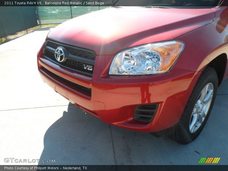 Barcelona Red Metallic / Sand Beige 2011 Toyota RAV4 V6