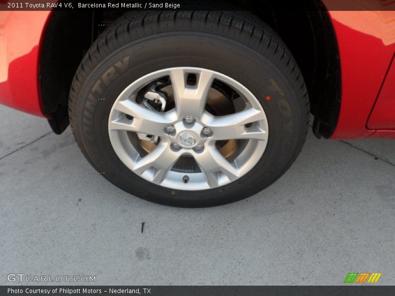 Barcelona Red Metallic / Sand Beige 2011 Toyota RAV4 V6