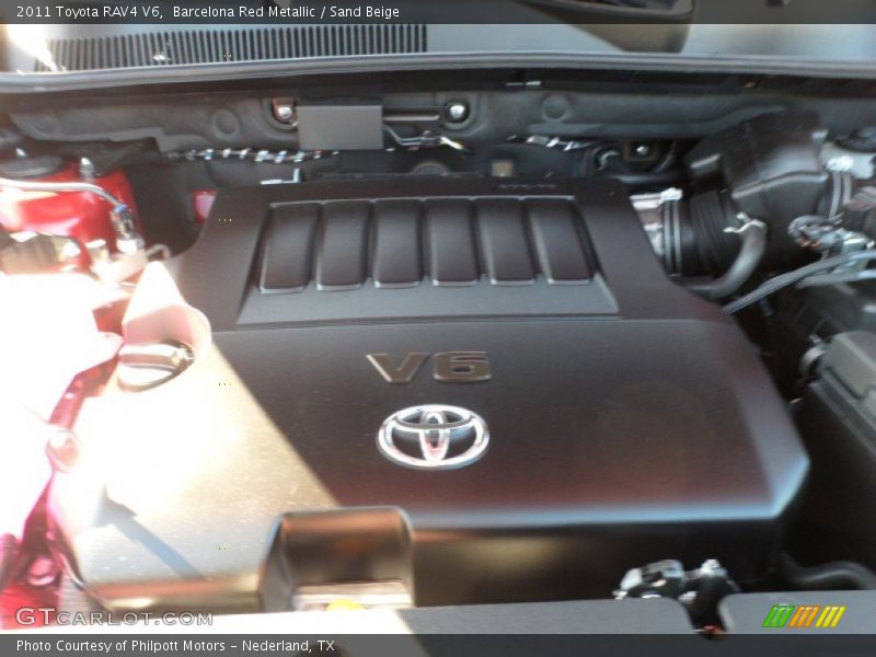 Barcelona Red Metallic / Sand Beige 2011 Toyota RAV4 V6