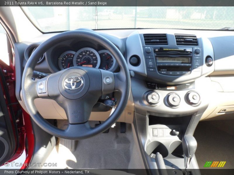 Barcelona Red Metallic / Sand Beige 2011 Toyota RAV4 V6