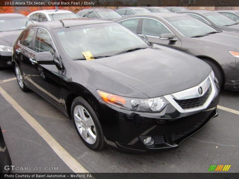Crystal Black Pearl / Ebony 2010 Acura TSX Sedan