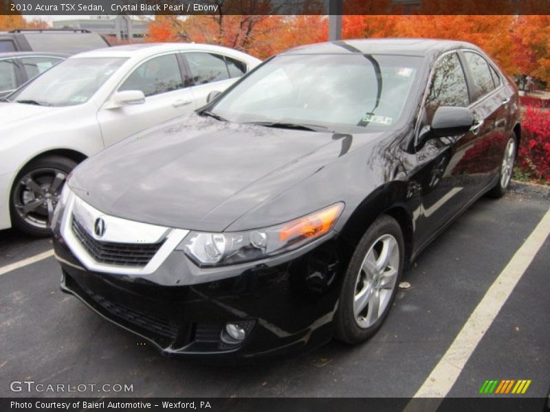 Crystal Black Pearl / Ebony 2010 Acura TSX Sedan