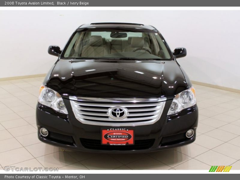 Black / Ivory Beige 2008 Toyota Avalon Limited
