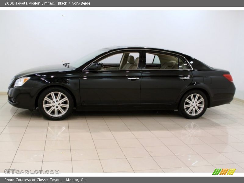 Black / Ivory Beige 2008 Toyota Avalon Limited