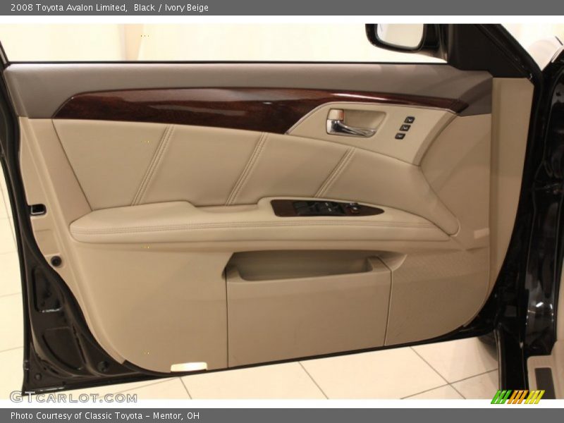 Black / Ivory Beige 2008 Toyota Avalon Limited