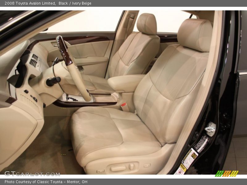 Black / Ivory Beige 2008 Toyota Avalon Limited