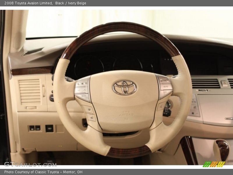Black / Ivory Beige 2008 Toyota Avalon Limited