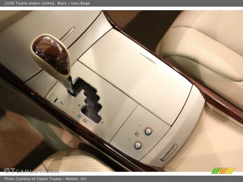 Black / Ivory Beige 2008 Toyota Avalon Limited