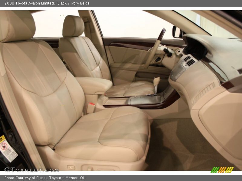Black / Ivory Beige 2008 Toyota Avalon Limited