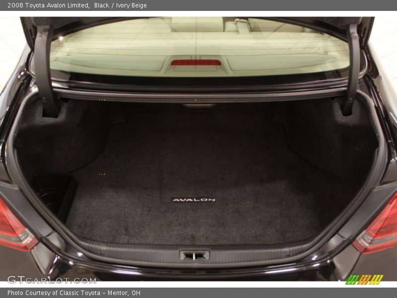 Black / Ivory Beige 2008 Toyota Avalon Limited