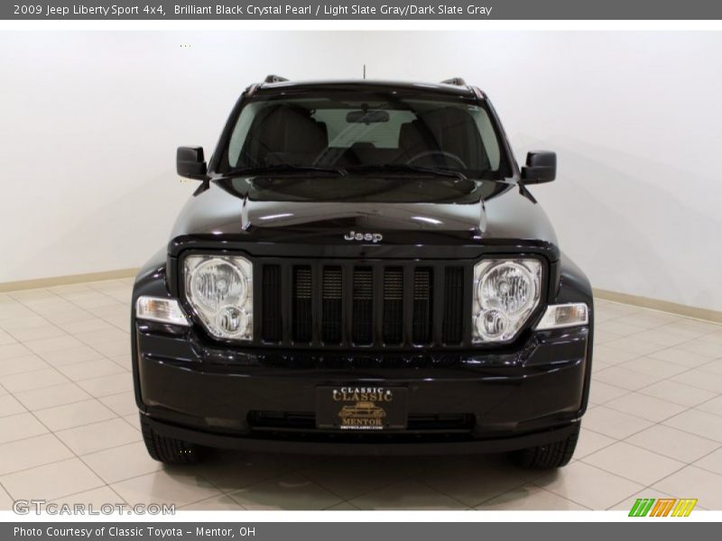 Brilliant Black Crystal Pearl / Light Slate Gray/Dark Slate Gray 2009 Jeep Liberty Sport 4x4
