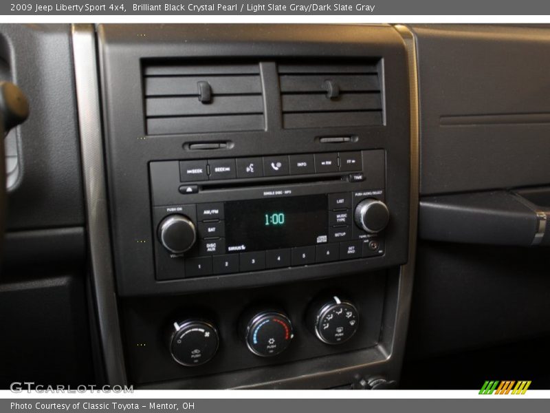 Brilliant Black Crystal Pearl / Light Slate Gray/Dark Slate Gray 2009 Jeep Liberty Sport 4x4