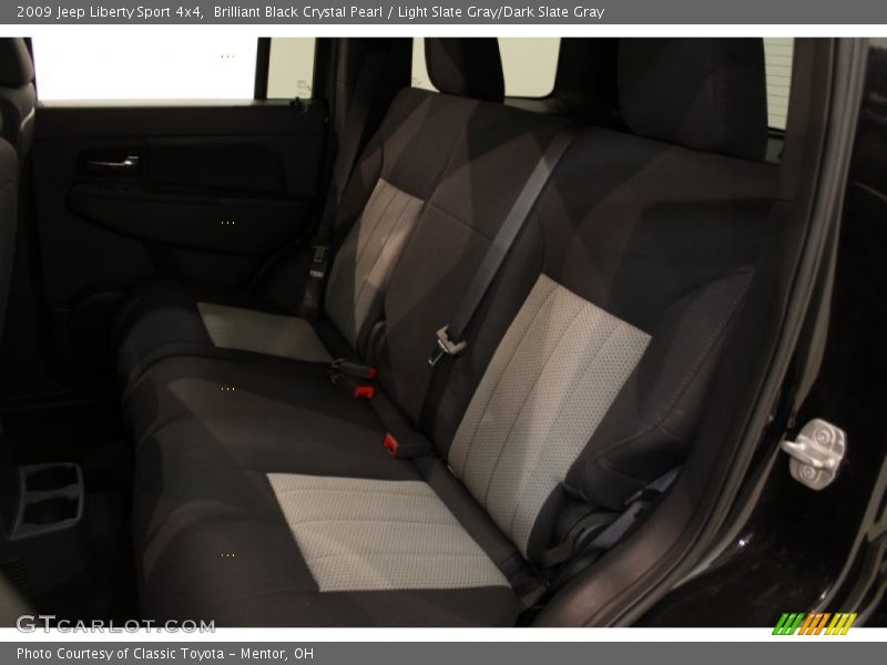 Brilliant Black Crystal Pearl / Light Slate Gray/Dark Slate Gray 2009 Jeep Liberty Sport 4x4
