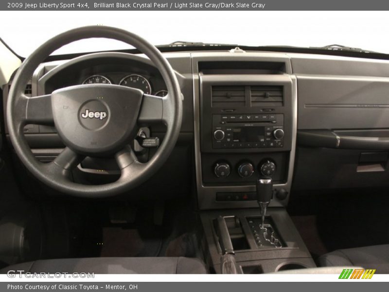 Brilliant Black Crystal Pearl / Light Slate Gray/Dark Slate Gray 2009 Jeep Liberty Sport 4x4