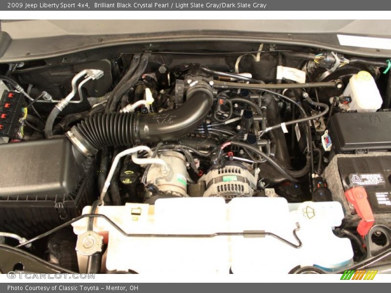 Brilliant Black Crystal Pearl / Light Slate Gray/Dark Slate Gray 2009 Jeep Liberty Sport 4x4