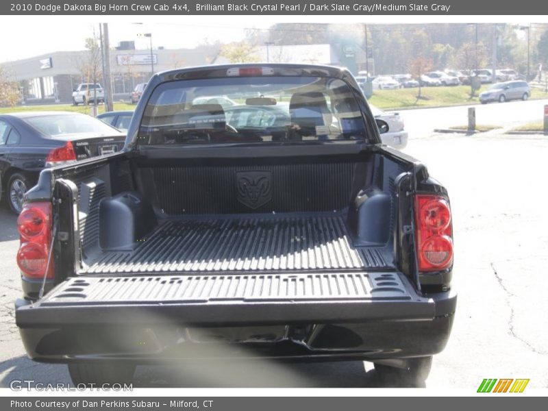 Brilliant Black Crystal Pearl / Dark Slate Gray/Medium Slate Gray 2010 Dodge Dakota Big Horn Crew Cab 4x4