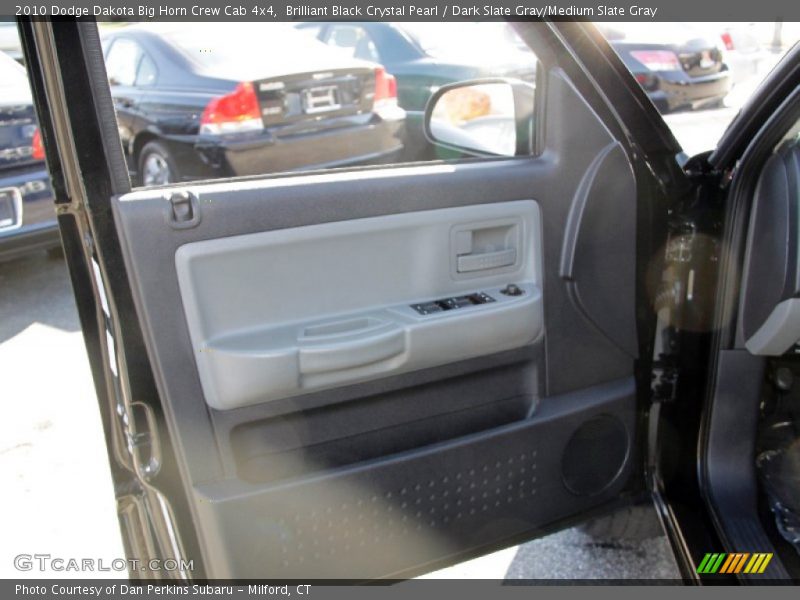 Brilliant Black Crystal Pearl / Dark Slate Gray/Medium Slate Gray 2010 Dodge Dakota Big Horn Crew Cab 4x4