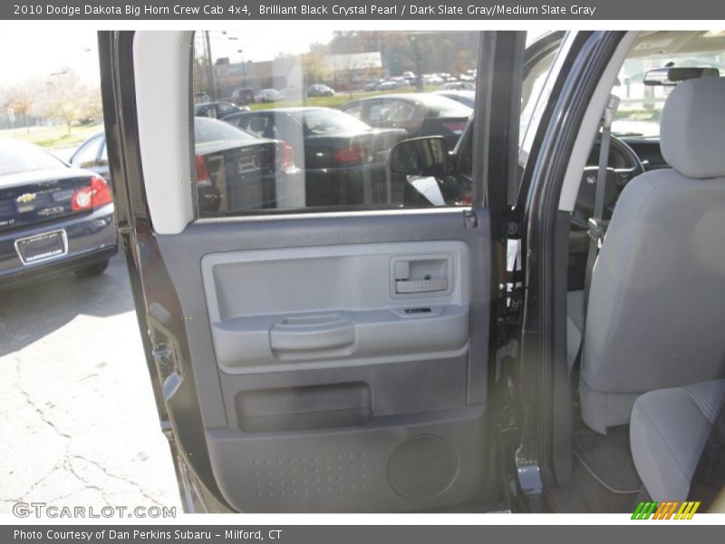 Brilliant Black Crystal Pearl / Dark Slate Gray/Medium Slate Gray 2010 Dodge Dakota Big Horn Crew Cab 4x4