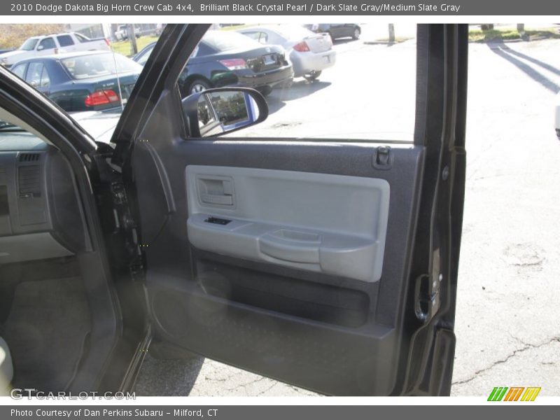 Brilliant Black Crystal Pearl / Dark Slate Gray/Medium Slate Gray 2010 Dodge Dakota Big Horn Crew Cab 4x4