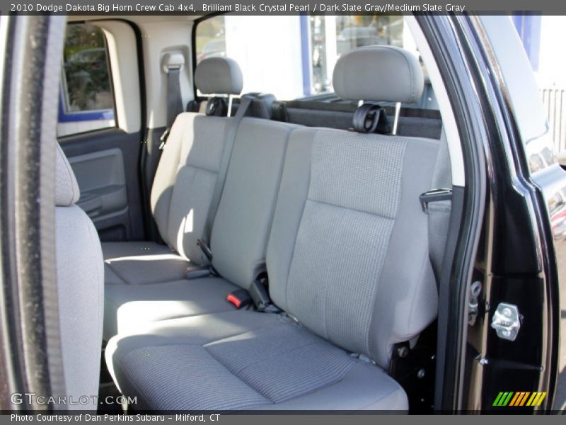 Brilliant Black Crystal Pearl / Dark Slate Gray/Medium Slate Gray 2010 Dodge Dakota Big Horn Crew Cab 4x4