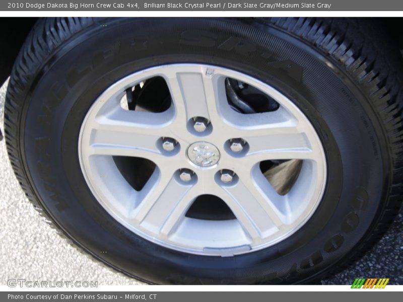 Brilliant Black Crystal Pearl / Dark Slate Gray/Medium Slate Gray 2010 Dodge Dakota Big Horn Crew Cab 4x4