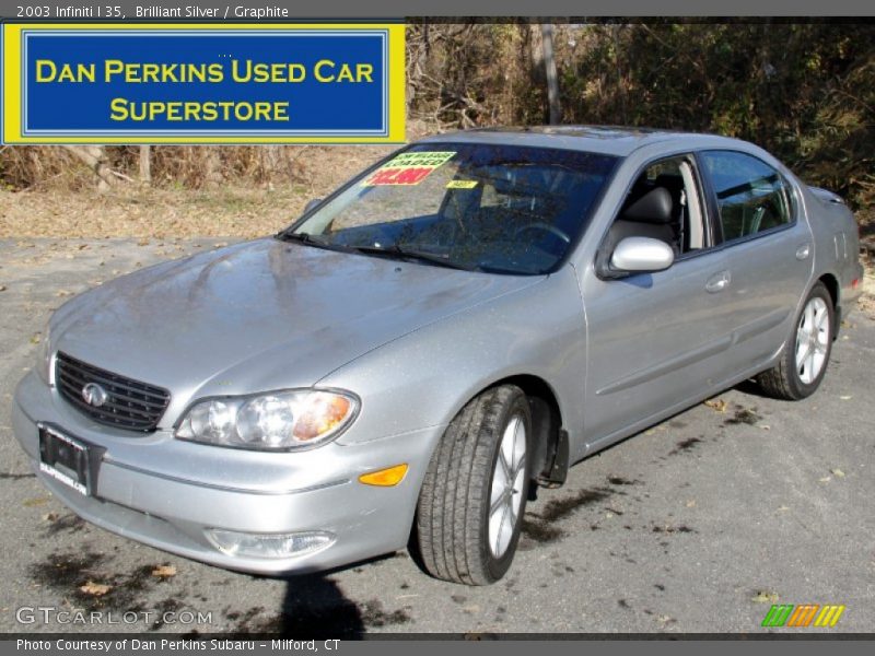 Brilliant Silver / Graphite 2003 Infiniti I 35