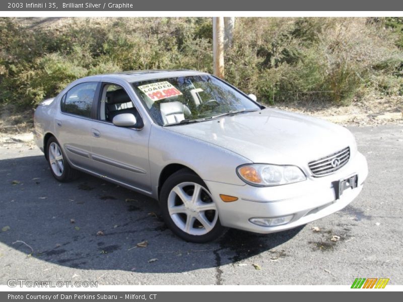 Brilliant Silver / Graphite 2003 Infiniti I 35