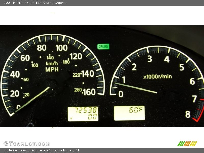 Brilliant Silver / Graphite 2003 Infiniti I 35