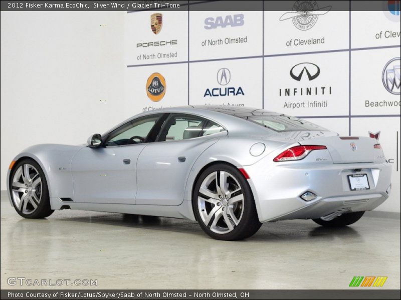 Silver Wind / Glacier Tri-Tone 2012 Fisker Karma EcoChic