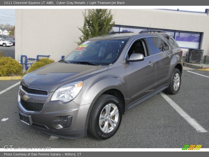 Cyber Gray Metallic / Light Titanium/Jet Black 2011 Chevrolet Equinox LT AWD
