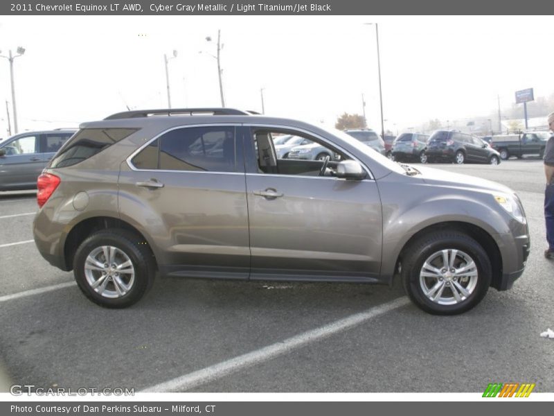 Cyber Gray Metallic / Light Titanium/Jet Black 2011 Chevrolet Equinox LT AWD
