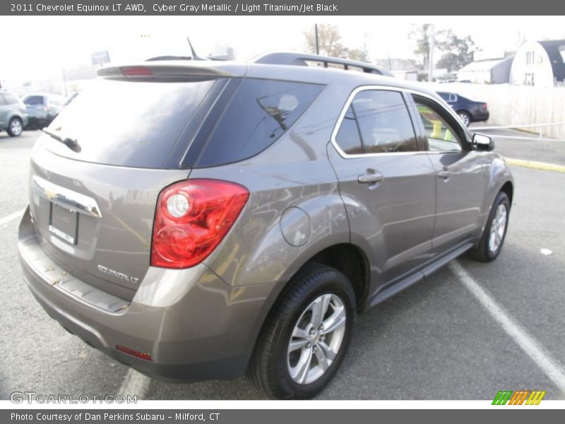 Cyber Gray Metallic / Light Titanium/Jet Black 2011 Chevrolet Equinox LT AWD