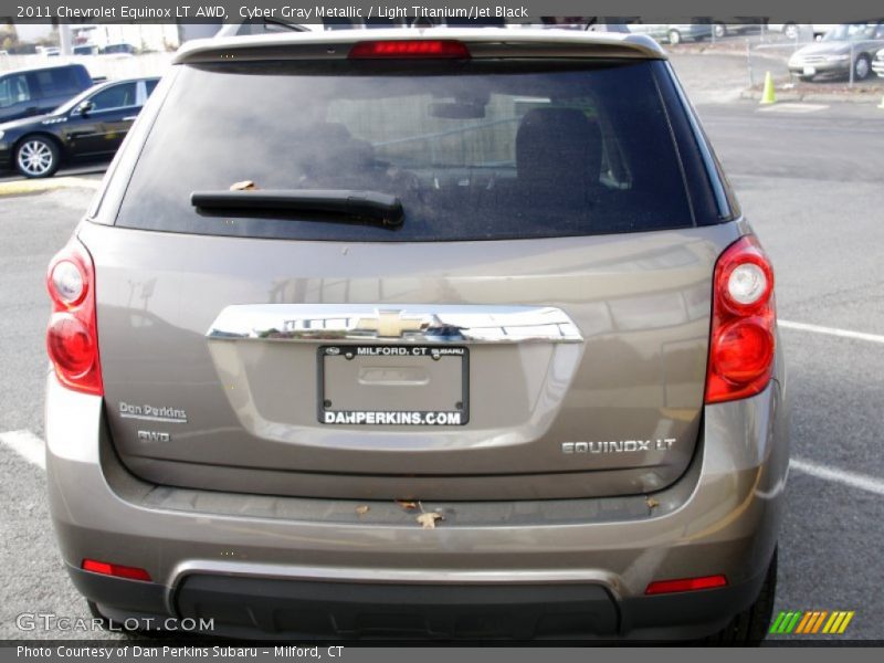 Cyber Gray Metallic / Light Titanium/Jet Black 2011 Chevrolet Equinox LT AWD