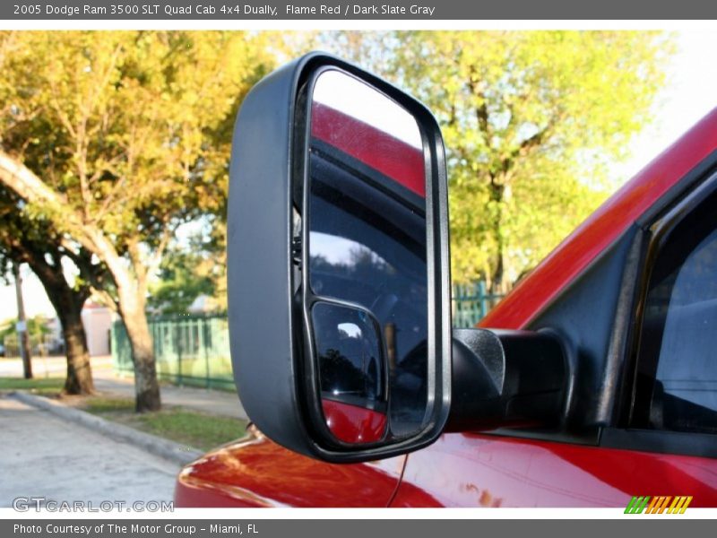 Flame Red / Dark Slate Gray 2005 Dodge Ram 3500 SLT Quad Cab 4x4 Dually