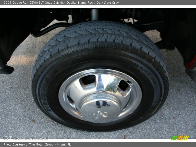Flame Red / Dark Slate Gray 2005 Dodge Ram 3500 SLT Quad Cab 4x4 Dually
